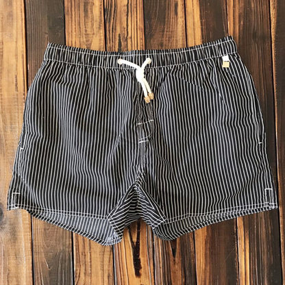Shorts de Bain Rayés pour Hommes | Confort et Style avec Cordon Ajustable
