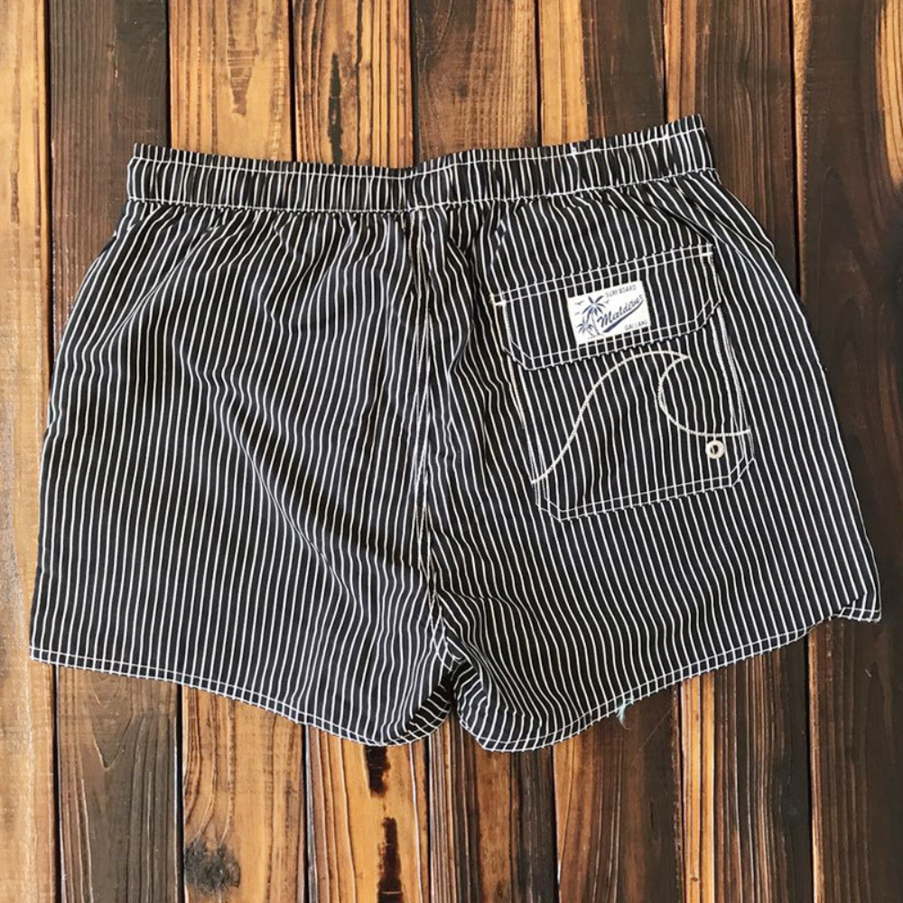 Shorts de Bain Rayés pour Hommes | Confort et Style avec Cordon Ajustable