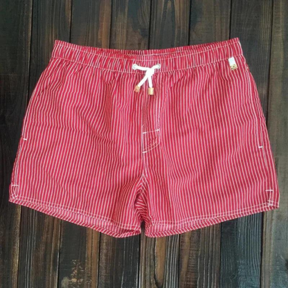 Shorts de Bain Rayés pour Hommes | Confort et Style avec Cordon Ajustable