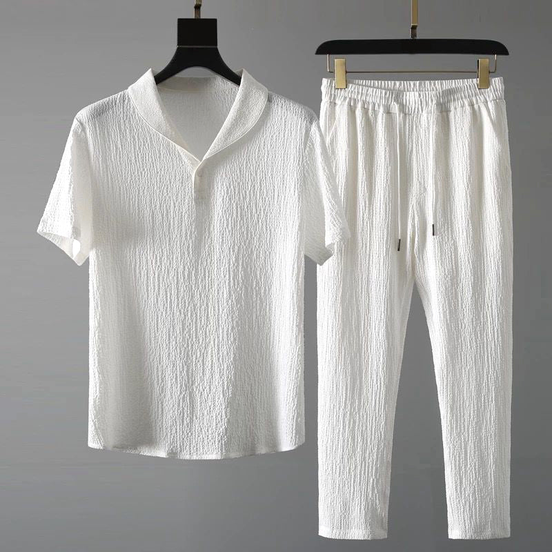 Ensemble d'Été Élégant pour Hommes | Confort Léger et Style Coordonné