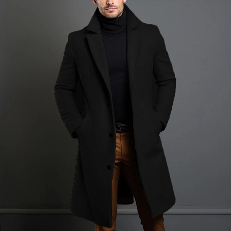 Manteau d'hiver en Laine pour Hommes | Élégance et Chaleur pour l'Hiver