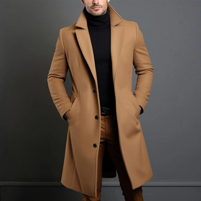 Manteau d'hiver en Laine pour Hommes | Élégance et Chaleur pour l'Hiver