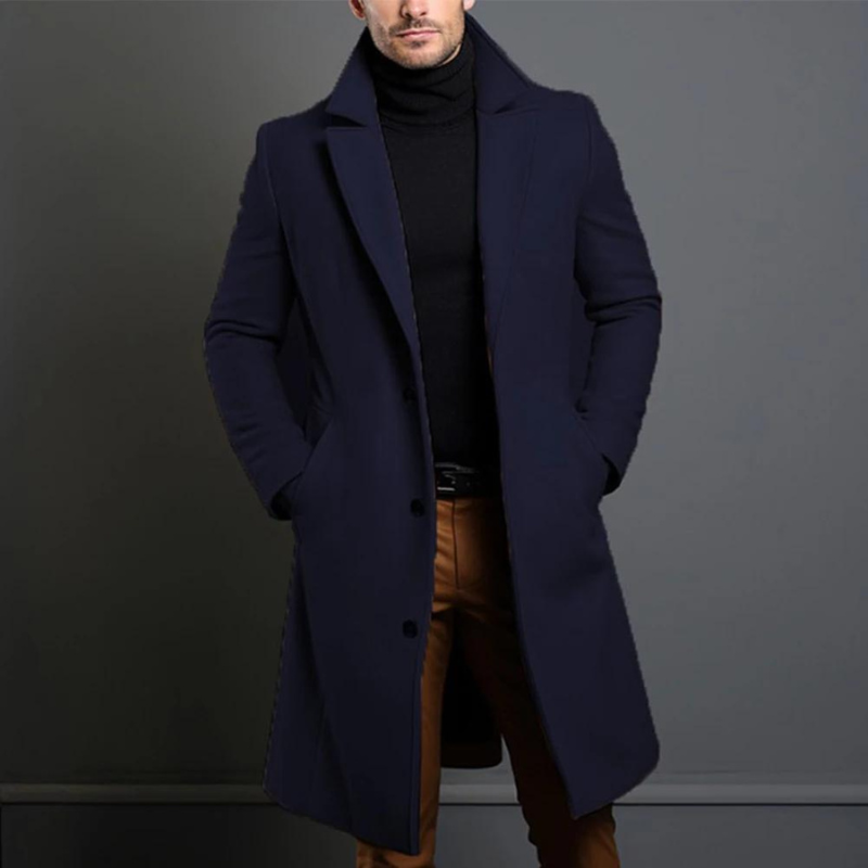 Manteau d'hiver en Laine pour Hommes | Élégance et Chaleur pour l'Hiver