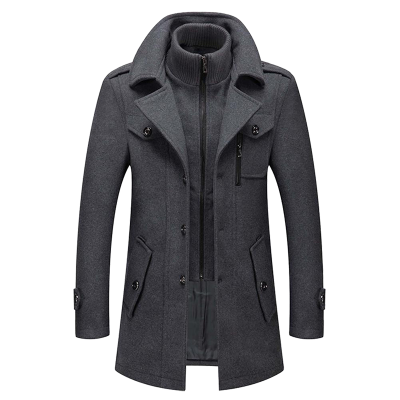 Manteau d'hiver élégant pour homme | Confort Durable et Style Polyvalent