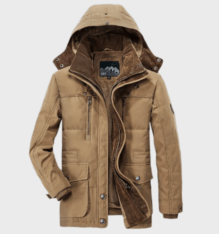 Veste d'hiver imperméable pour homme | Isolation chaude et respirante