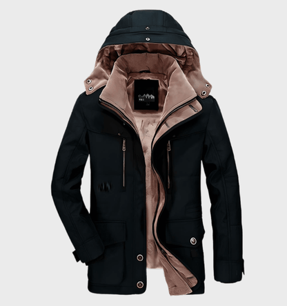 Veste d'hiver imperméable pour homme | Isolation chaude et respirante