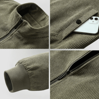 Veste en Velours Côtelé pour l'Hiver | Élégance Classique et Confort Durable