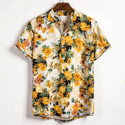Polo Tropical pour Homme | Style Coloré et Confortable à Manches Courtes