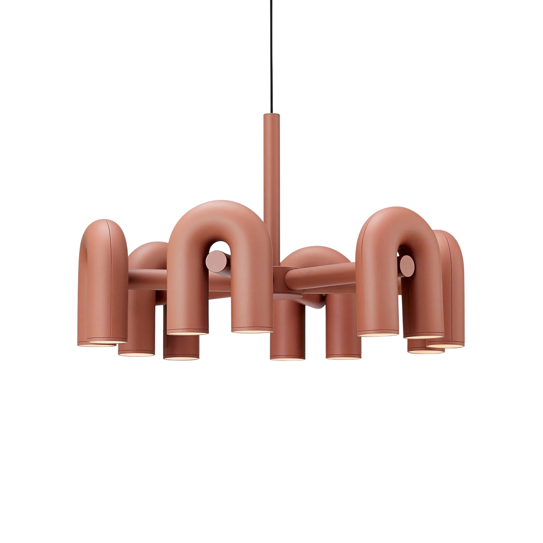 Lustre Bauhaus Moderne avec Éclairage LED | Design Géométrique et Ambiance Chaleureuse