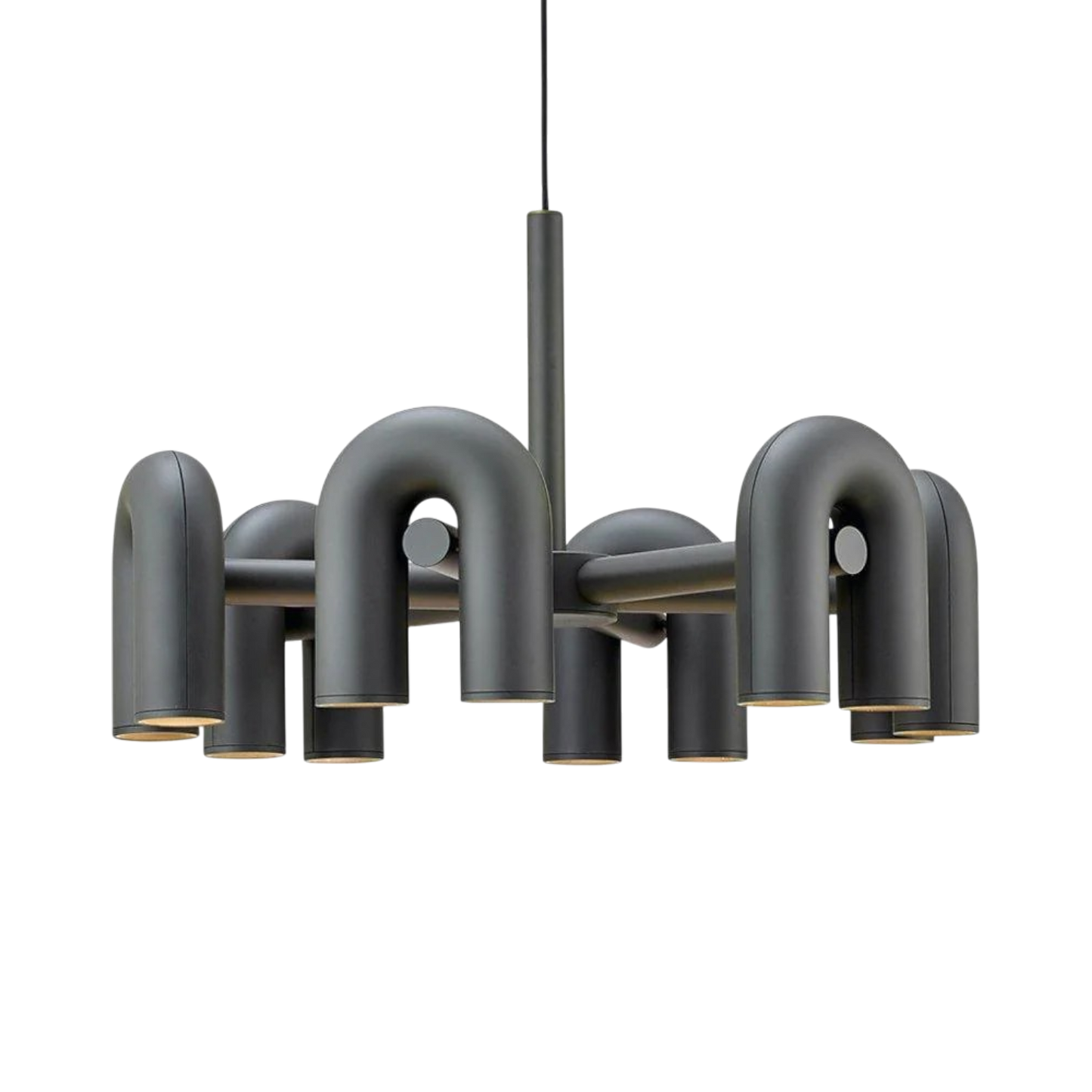 Lustre Bauhaus Moderne avec Éclairage LED | Design Géométrique et Ambiance Chaleureuse