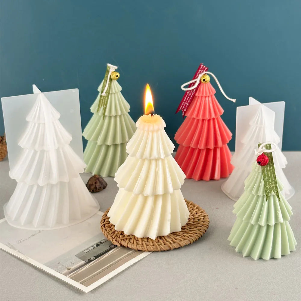 Moule à Bougie Sapin de Noël | Création DIY Originale et Personnalisée