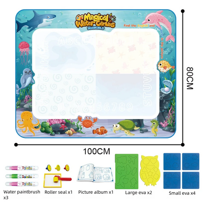 Tapis de Dessin Aquatique Extra Large | Amusement Créatif Sans Désordre