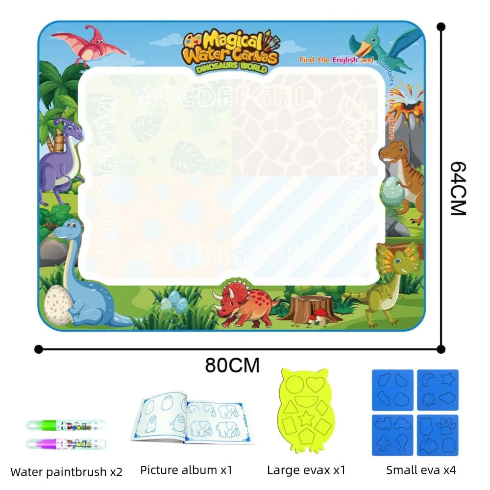 Tapis de Dessin Aquatique Extra Large | Amusement Créatif Sans Désordre