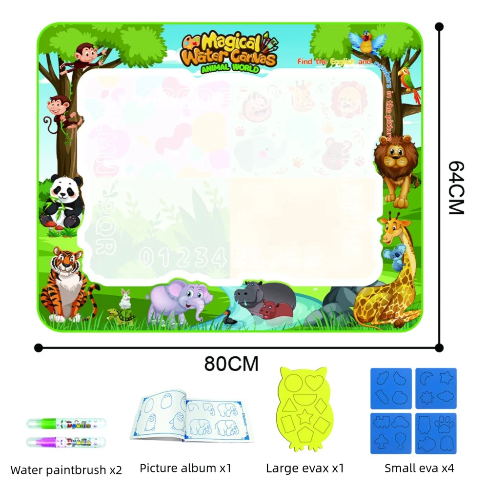 Tapis de Dessin Aquatique Extra Large | Amusement Créatif Sans Désordre