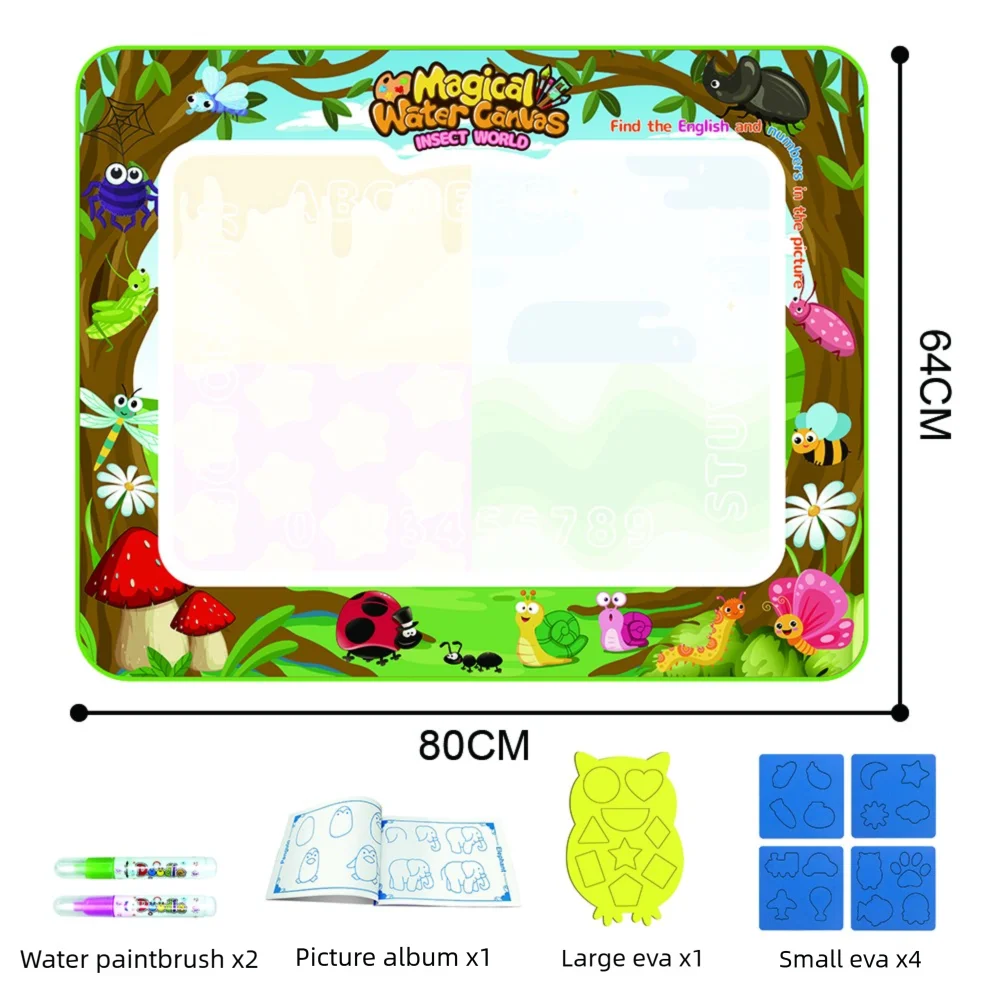 Tapis de Dessin Aquatique Extra Large | Amusement Créatif Sans Désordre