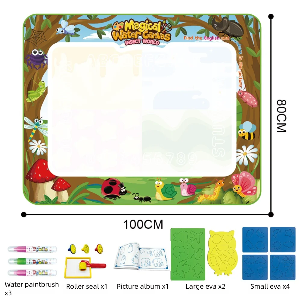 Tapis de Dessin Aquatique Extra Large | Amusement Créatif Sans Désordre