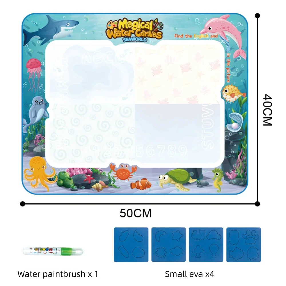 Tapis de Dessin Aquatique Extra Large | Amusement Créatif Sans Désordre