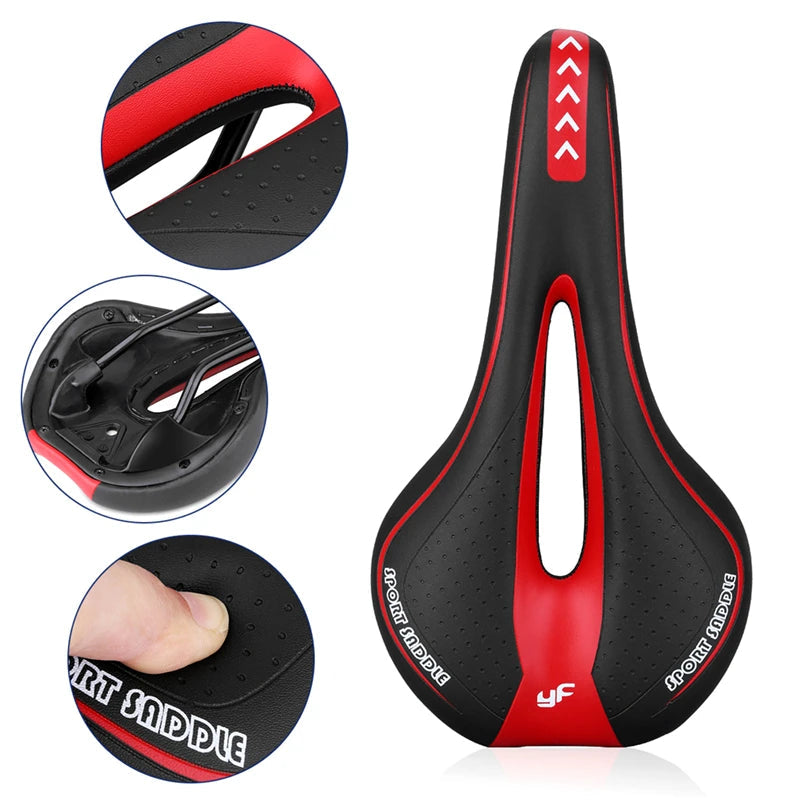 Selle de Vélo en Gel Souple | Confort Optimal et Surface Antidérapante