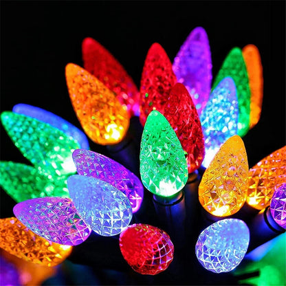 Guirlande de Noël LED Étanche | 8 Modes d'Éclairage Magiques