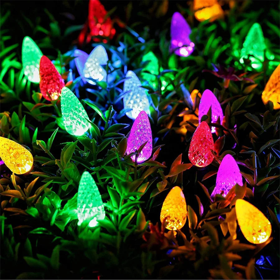 Guirlande de Noël LED Étanche | 8 Modes d'Éclairage Magiques