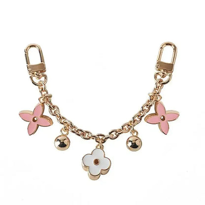 Pendentif Chaîne de Fleurs | Accessoire Élégant pour Sacs et Téléphones