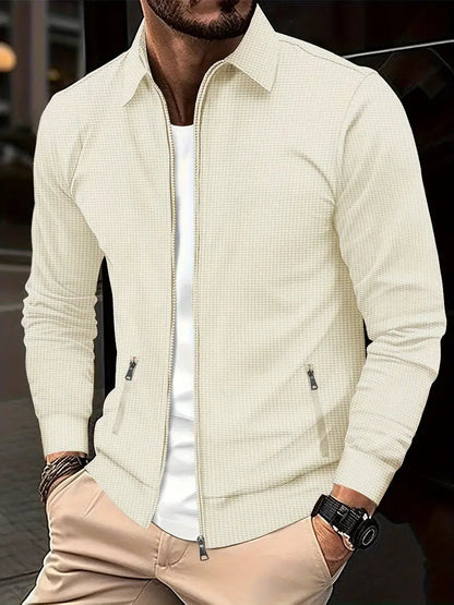 Veste Automne Slim Fit pour Hommes | Style Streetwear Élégant et Confortable