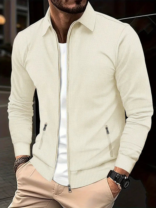 Veste Automne Slim Fit pour Hommes | Style Streetwear Élégant et Confortable