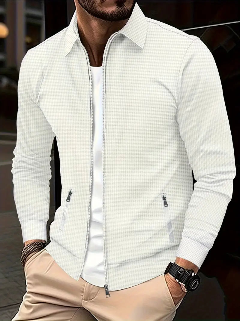 Veste Automne Slim Fit pour Hommes | Style Streetwear Élégant et Confortable