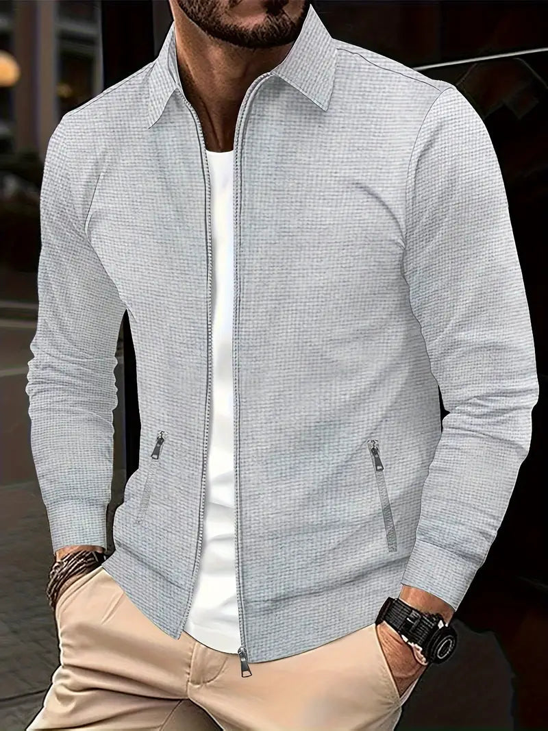 Veste Automne Slim Fit pour Hommes | Style Streetwear Élégant et Confortable