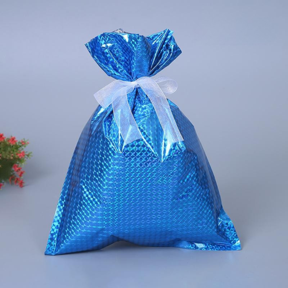 Sacs Cadeaux de Noël Réutilisables | Emballage Festif Rapide et Écologique