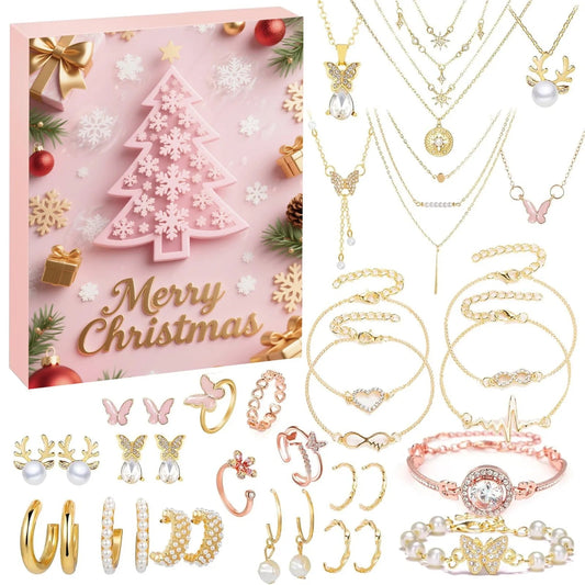 Calendrier de l'Avent Coloré | 24 Accessoires Festifs Uniques