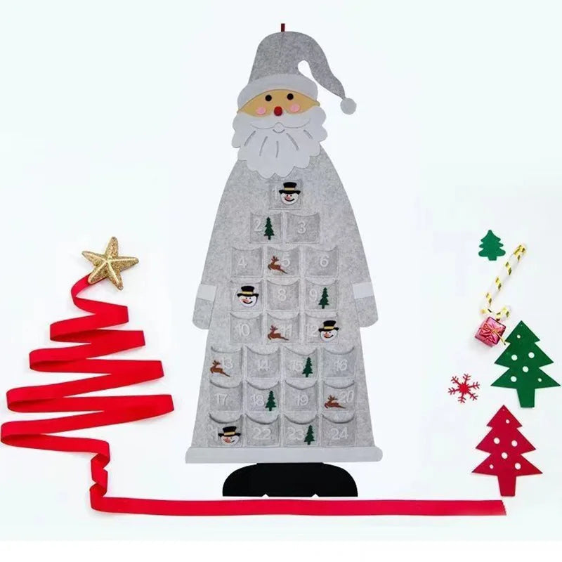 Calendrier de l'Avent Chat Mignon | 24 Surprises Festives en Feutre