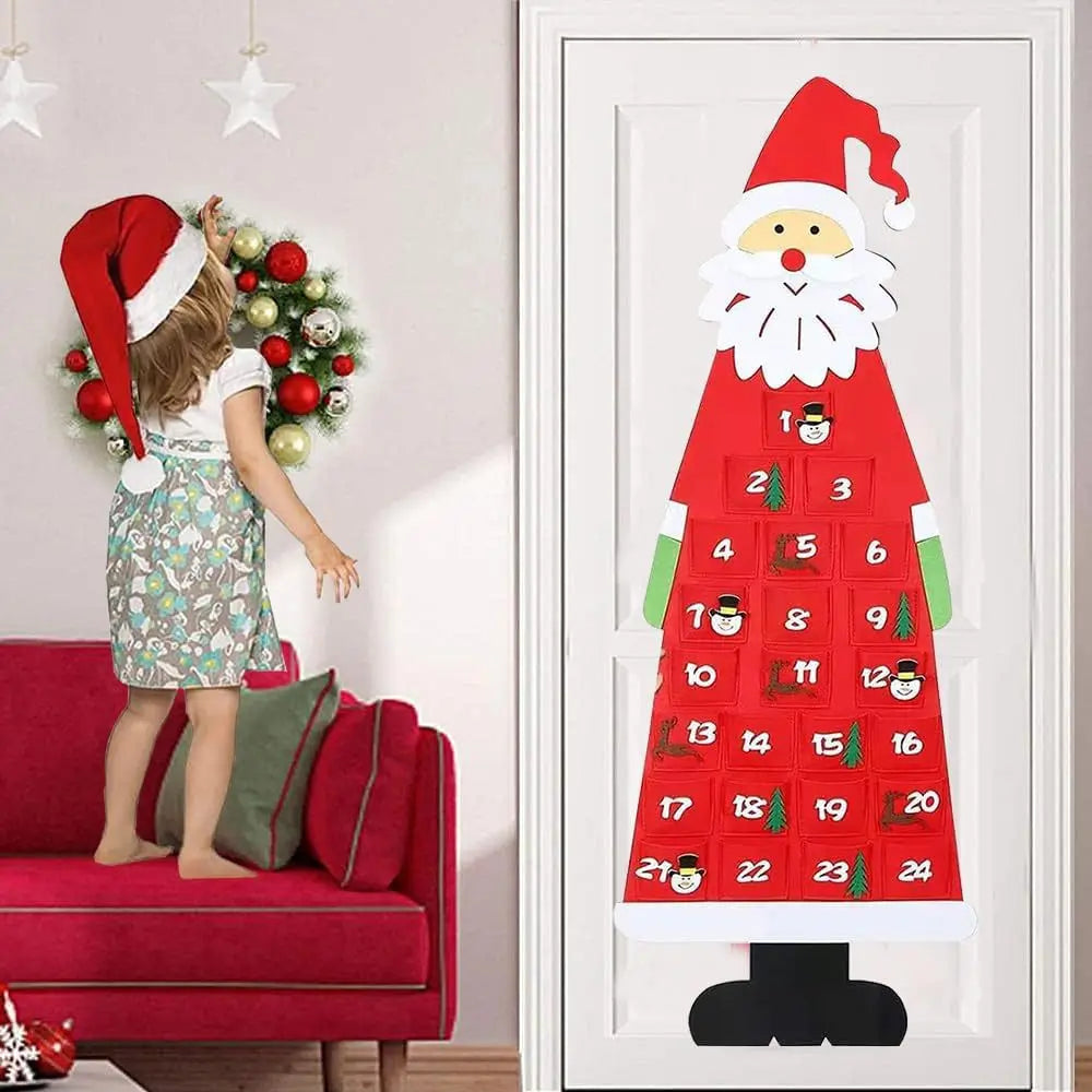 Calendrier de l'Avent Chat Mignon | 24 Surprises Festives en Feutre