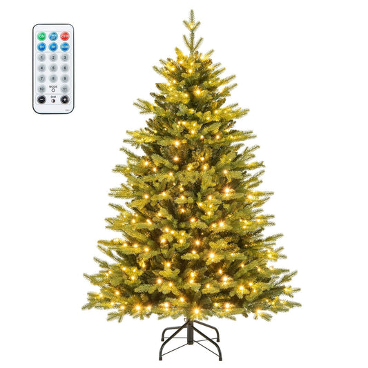 Sapin de Noël à Charnières | 844 Branches Réalistes et 250 LEDs