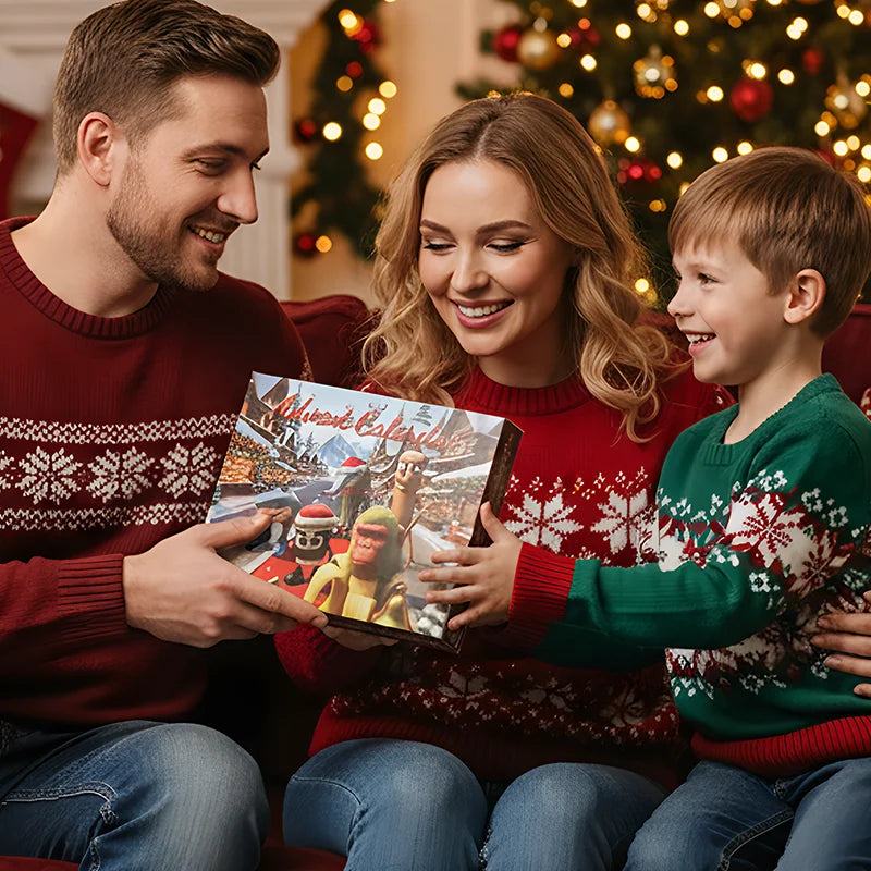 Calendrier de l'Avent pour Enfants | Figurines Amusantes et Surprises Magiques
