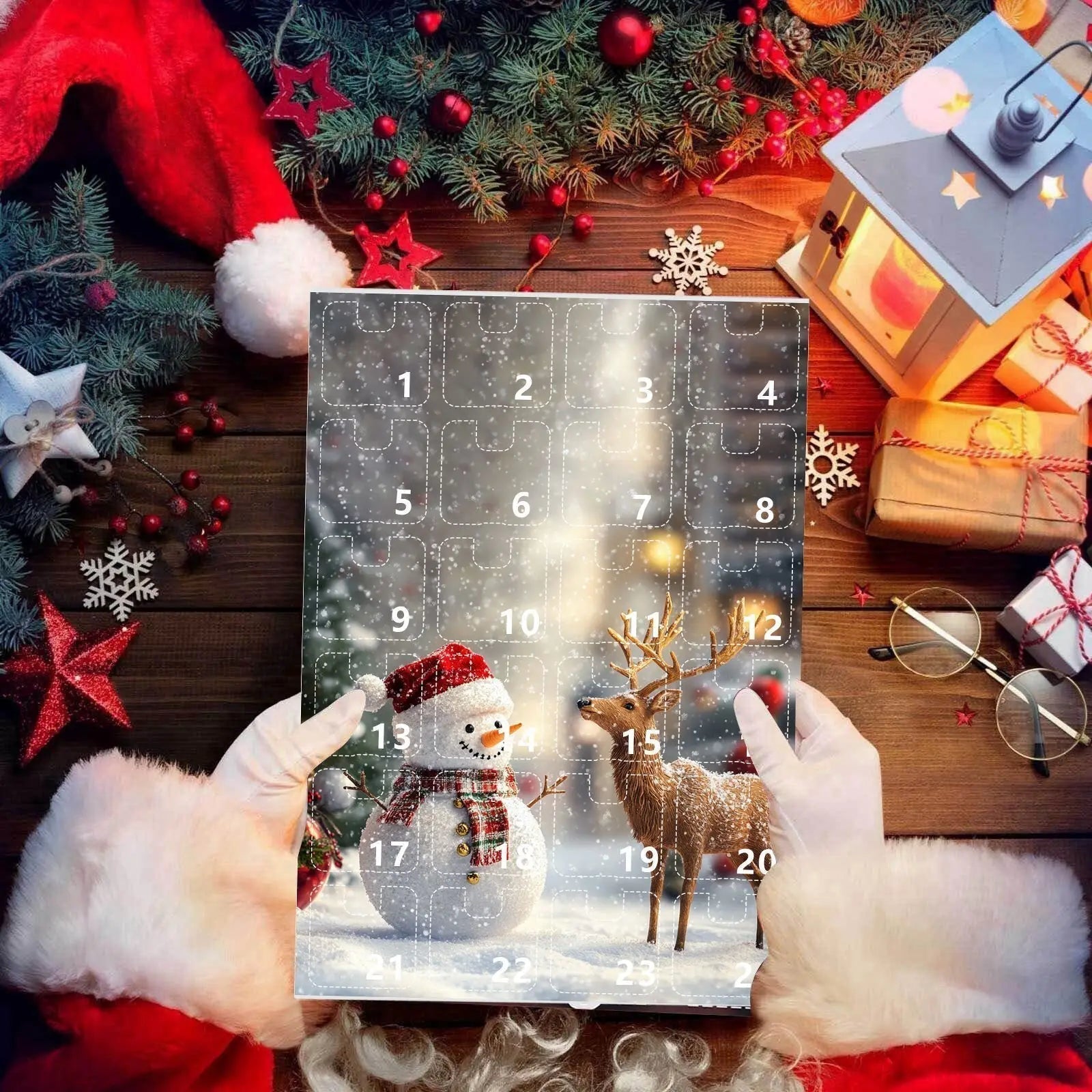 Calendrier de l'Avent Noël en Famille | 24 Surprises Amusantes pour 2025