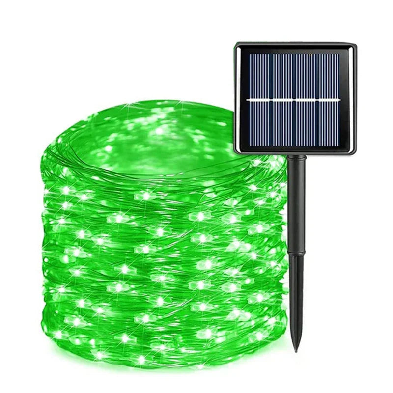 Guirlande LED Solaire Extérieure | Éclairage Écologique et Résistant aux Intempéries