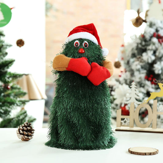 Arbre de Noël Animé Musical | Décoration Festive en Peluche Danseuse