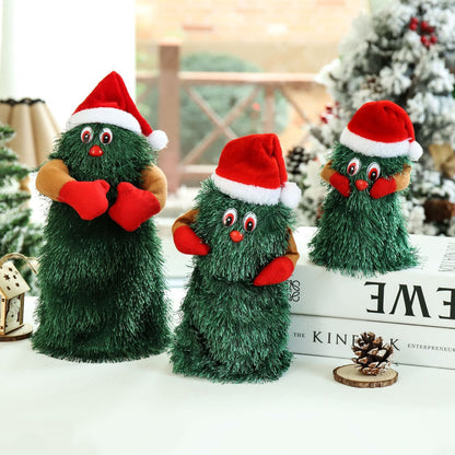 Arbre de Noël Animé Musical | Décoration Festive en Peluche Danseuse