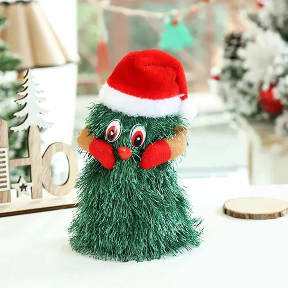 Arbre de Noël Animé Musical | Décoration Festive en Peluche Danseuse