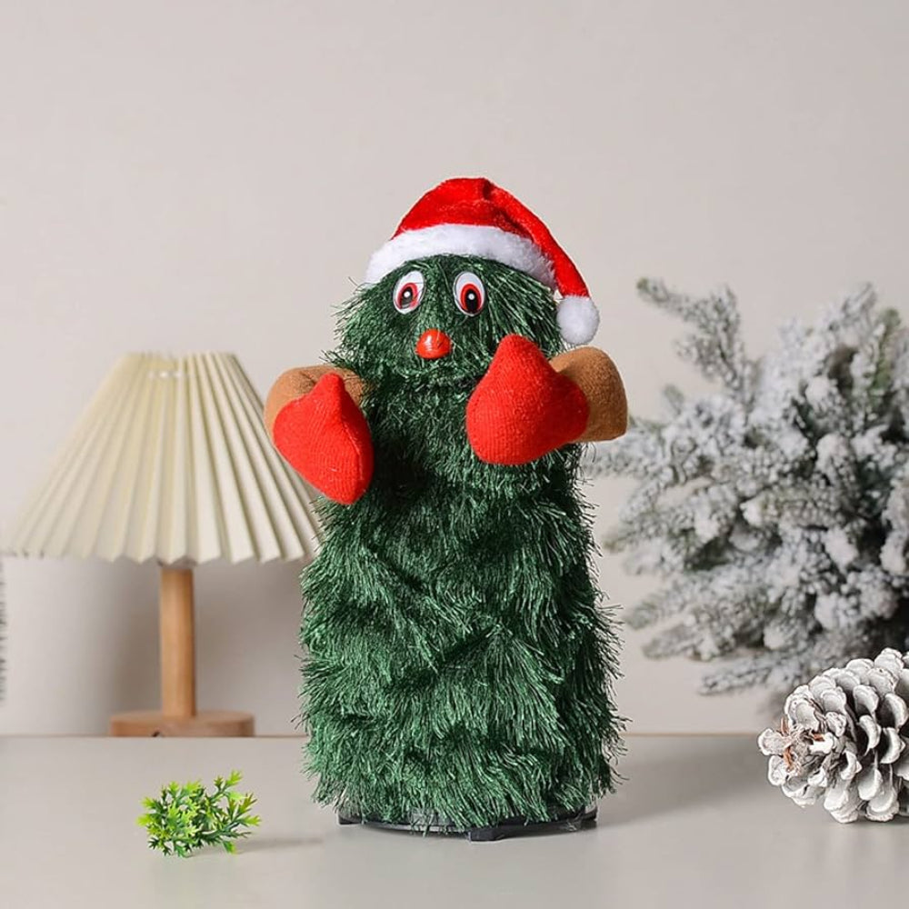 Arbre de Noël Animé Musical | Décoration Festive en Peluche Danseuse