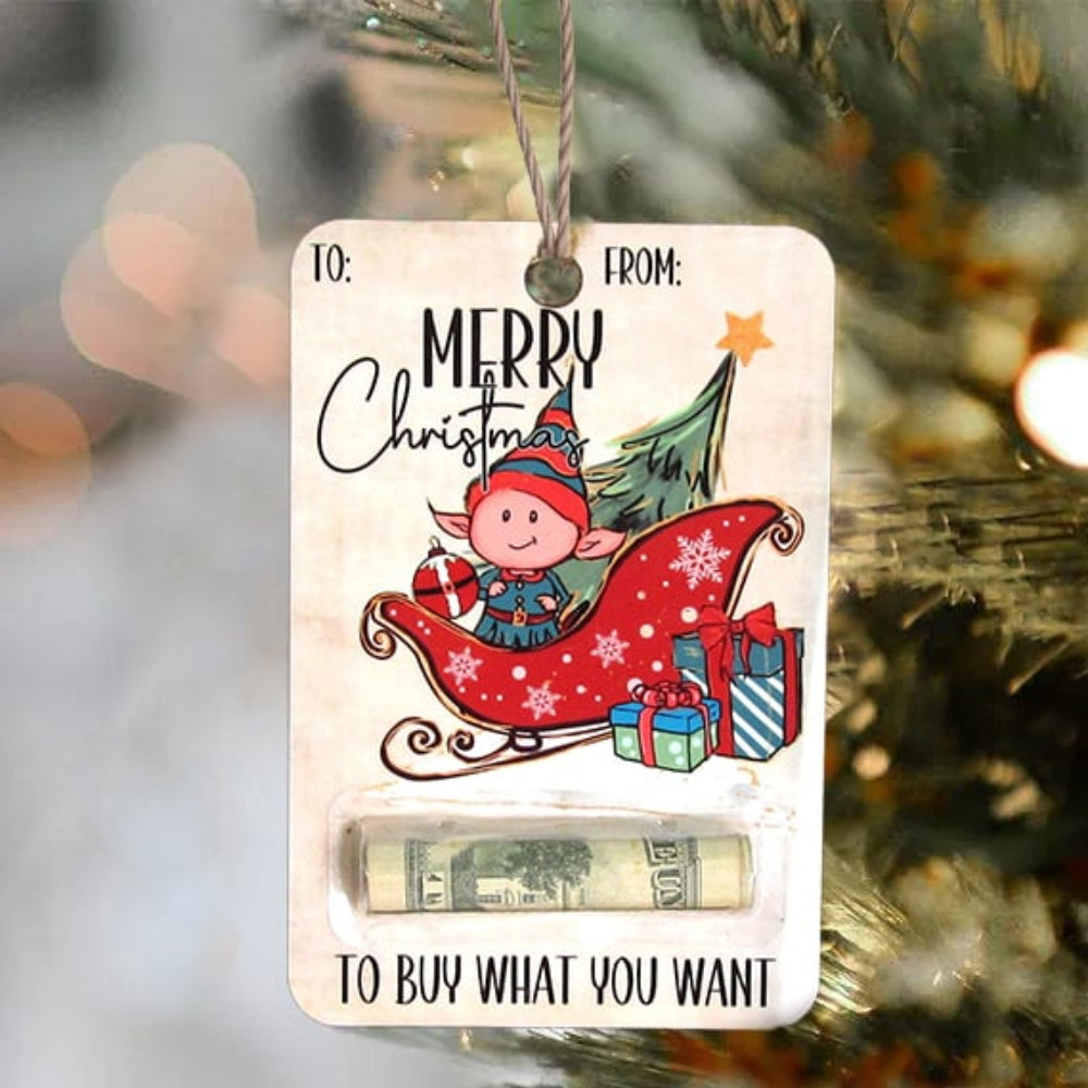 Porte-carte de Noël en Bois | Décoration Rustique pour Fêtes Magiques
