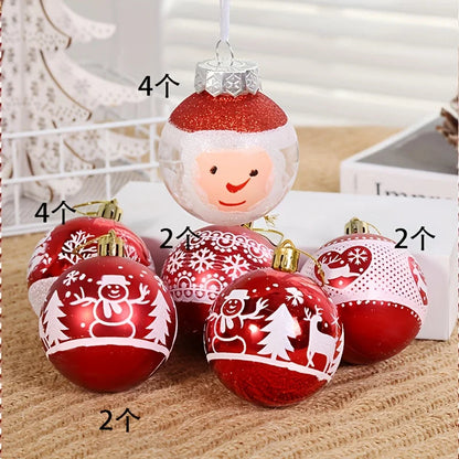 Ornements de Sapin de Noël Élégants | Ensemble de 16 Boules Luxueuses