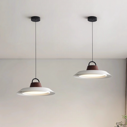 Lampe Suspendue Scandinave en Bois | Élégance Minimaliste pour Intérieur