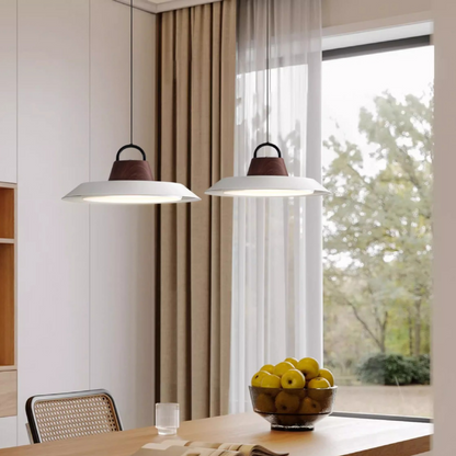 Lampe Suspendue Scandinave en Bois | Élégance Minimaliste pour Intérieur