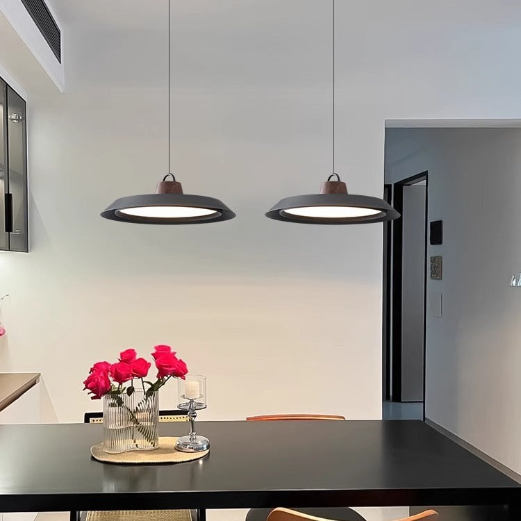 Lampe Suspendue Scandinave en Bois | Élégance Minimaliste pour Intérieur
