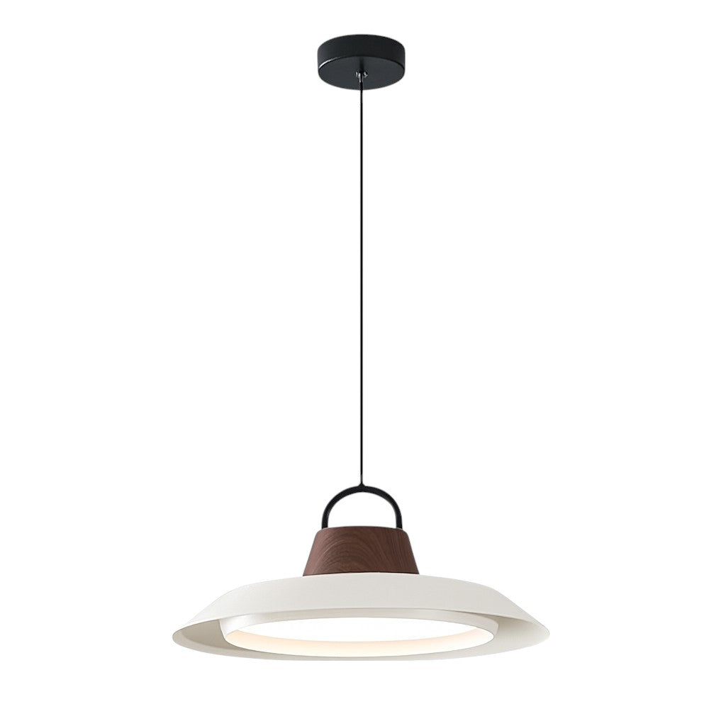 Lampe Suspendue Scandinave en Bois | Élégance Minimaliste pour Intérieur