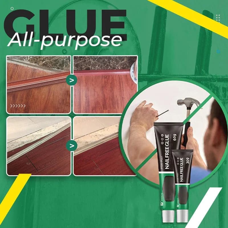 Colle Adhésive Multi-Surface | Séchage Rapide et Résistante aux Intempéries