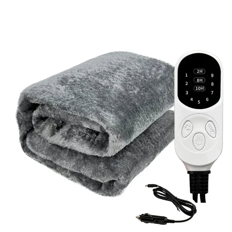 Couverture Chauffante 12V pour Voiture | Chaleur Ajustable et Confort en Voyage
