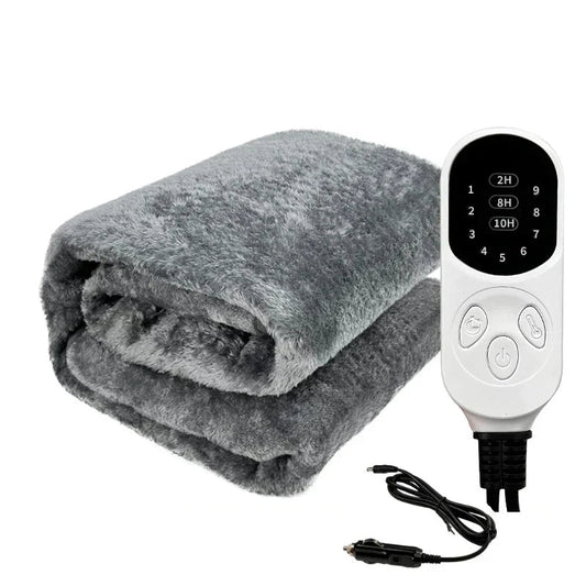 Couverture Chauffante 12V pour Voiture | Chaleur Ajustable et Confort en Voyage